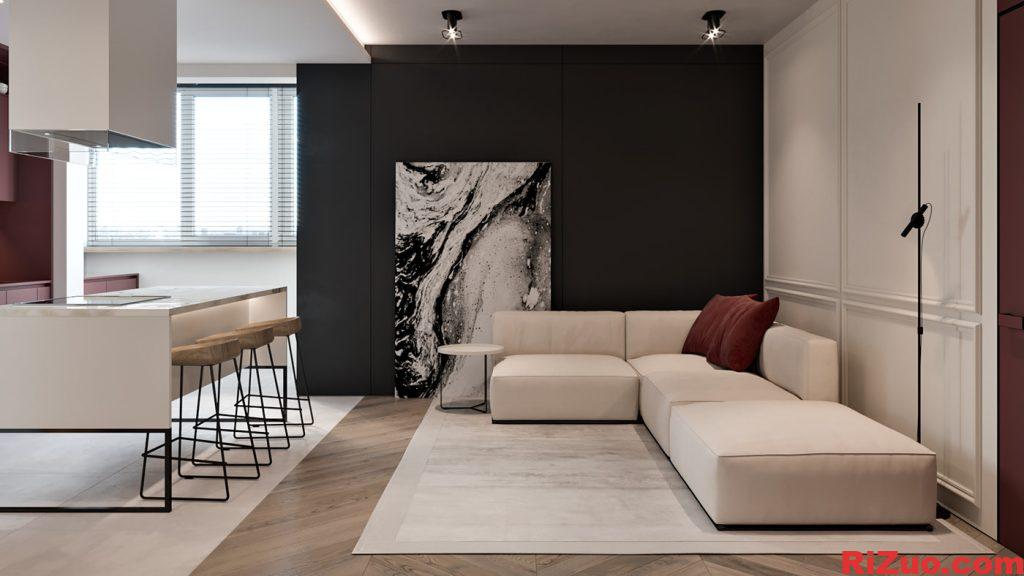 图片[3]_由Anna Neiman设计的乌克兰BORDO公寓,软装设计参考,家具设计参考_日作设计