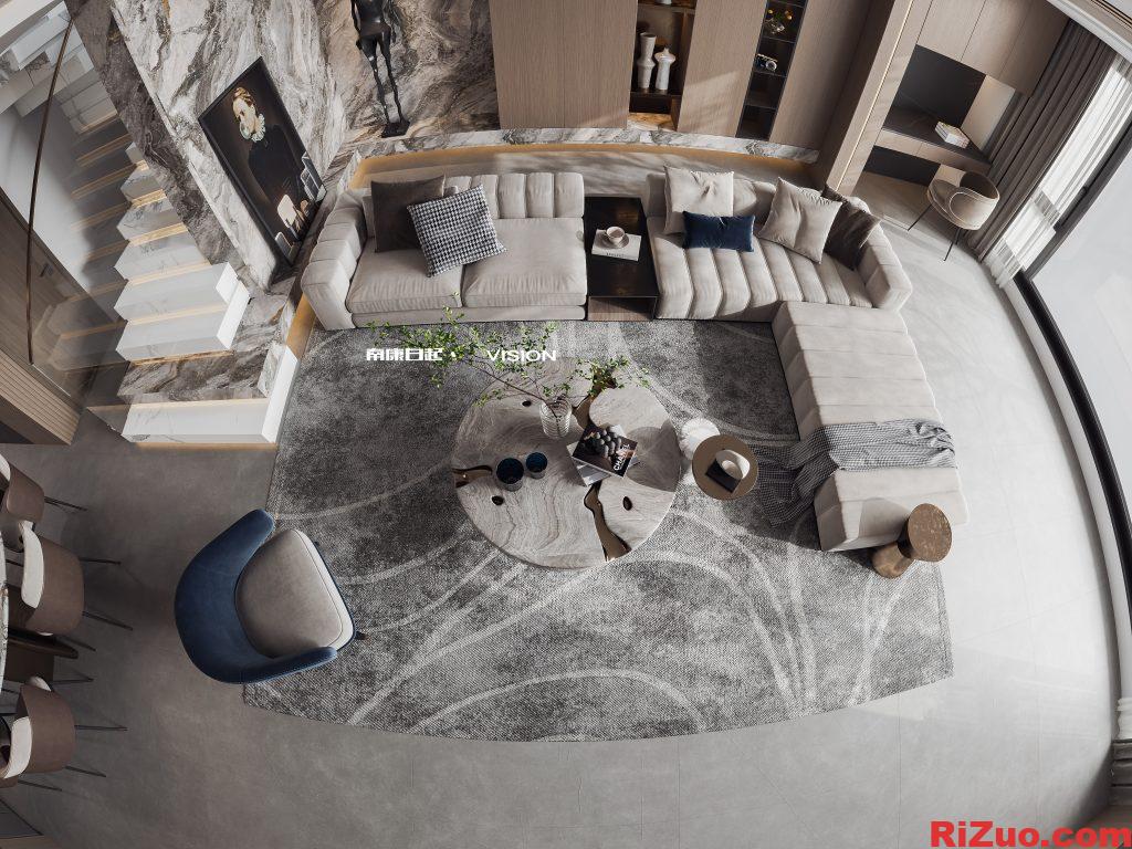图片[13]_原木色搭配灰色系,体现家具高级感_日作设计