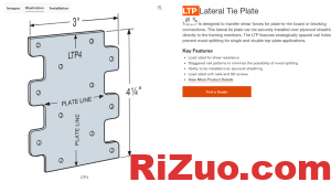 一些framing连接件Connectors_日作设计